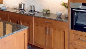 The pale look of this wood material provides some traditional sense of the. Shaker American Cherry Kitchen Cabinets Thewoodloorsource Com