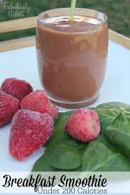 Healthy Low Calorie Strawberry Smoothie Recipe Under 200 Calories Fabulessly Frugal Recipe 200 Calories Smoothie Recipes 200 Calorie Meals