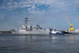 Lucas (ddg 125), was successfully launched at huntington ingalls industries (hii), ingalls shipbuilding division, june 4. New Aegis Destroyer To Join The U S Navy S Fleet