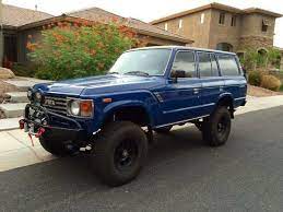 Original Blue 1987 Fj60 With 33s And A 4 Lift Perfect Land Cruiser Toyota Land Cruiser Cruisers