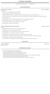 bilingual teacher resume sample
