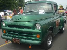 Image result for Banner Green 1955 Dodge Truck