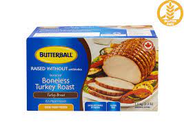 Rub remaining oil over turkey, then rub with lemon juice. Boneless Turkey Breast Butterball