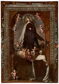 Ver más ideas sobre virgen, imágenes religiosas, virgen maría. La Virgen Del Carmen Imponiendo El Escapulario A San Simon Stock Coleccion Museo Nacional Del Prado