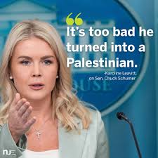 🔗 https://l.nj.com/vg08bv White House press secretary Karoline Leavitt is  facing an outcry after making disparaging remarks about Sen. Chuck Schumer  and Palestinians. During an interview Thursday with Fox News' Jesse  Watters, Leavitt