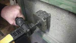 The hole should be slightly smaller than the maximum width of the anchor. Drilling A Square Hole Using A Quadcut Square Hole Cutter Cordless Dewalt Drill Youtube