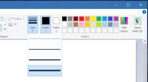 To open a new drawing area in ms paint. How To Get Custom Brush Sizes In Ms Paint
