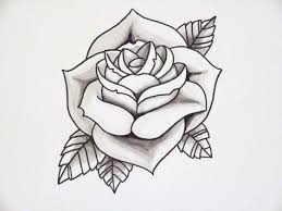 45 Ideas Drawing Tattoo Simple Rose Rose Outline Tattoo Traditional Rose Tattoos Tattoo Outline