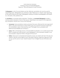 Purdue owl mla format annotated bibliography. Annotated Bibliography Information