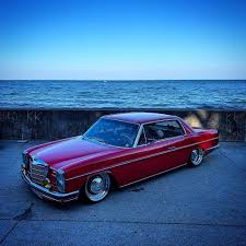 A R E Y O U R E A D Y Red Baggedbenz Lifeonair Baggedmercedes Loweredlifestyle Baggedbe Mercedes Benz Cars Mercedes Mercedes E Class Coupe