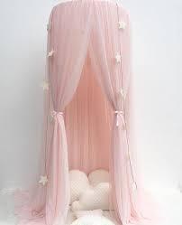 Spinkie Sheer Canopy In Pink With Cloud And Star Cushion Available On Www Neapolitan Net Au Baby Bed Canopy Bed Curtains Crib Canopy