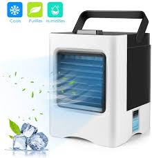 It is easy to add water.? Portable Air Cooler Mini Usb Air Conditioner 3 In 1 Small Air Conditioner Cooler And Humidifier With Water Tank For Home Office Kids Bedroom Etc Buy Online In Andorra At Andorra Desertcart Com Productid
