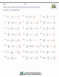 Pin By Mariana Hernandez On Math In 2020 Fractions Worksheets Integers Worksheet Multiplying Fractions