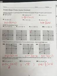 1) y + 4 = − 5 2 (x − 2) 2) y + 4 = 3(x. The Prappas Math On Twitter Packet 3 P 8 Answers Algib