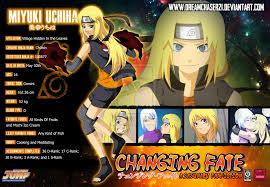 Miyuki Uchiha Bio Card Changing Fate Part 2 By Dreamchaser21 On Deviantart Naruto Shippuden Characters Naruto Character Info Naruto Shippuden Anime