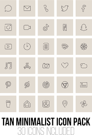 Tan Minimalist Outlined Icon Pack App Icons App Covers Etsy In 2020 Iphone Wallpaper App Iphone Photo App Minimalist Icons