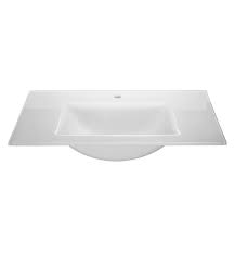 tempered glass vanity top