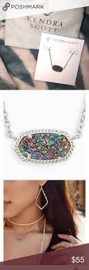Kendra Scott Elisa Silver Pendant Necklace Silver Pendant Necklace Kendra Scott Pendant Necklace