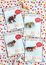 Are you searching for valentine card png images or vector? Printable Valentine Cards Party Animal Classroom Valentines