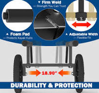 Amazon.com: GanFindX Heavy Duty Kayak Cart | Adjustable ...