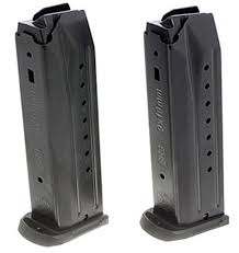 Ruger SR9/SR9C/9E/PC9 Magazine 2 Pack 9mm, Black, 17rd - Impact Guns