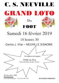 Loto du 16 f?vrier 2019. Grand Loto Du Csn Le 16 Fevrier Cs Neuville Football