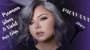 Pravana Silver & Violet Hair Color