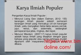 Perbedaan karya ilmiah dan karya ilmiah populer kami rangkum sebagai berikut: Contoh Artikel Ilmiah Yang Paling Baru Dan Benar Untuk Tugas