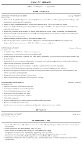 Basically, a supply chain analyst analyzes the flow of product through a supply chain. Supply Chain Analyst Resume Sample Mintresume