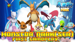 Monster Park Sea Watcha Playin First Gameplay Role Playing Game New Pokemon Game Pokemon New Pokemon