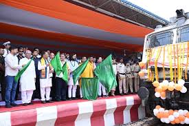 CMO Chhattisgarh | मुख्यमंत्री श्री विष्णु देव साय ने आज 'सोमनाथ स्वाभिमान  सांस्कृतिक यात्रा' के शुभारंभ कार्यक्रम में सम्मिलित होकर रायपुर रेलवे ...