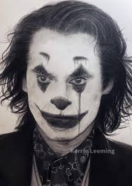 Joker drawing from last year's project