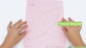 How to construct a pyramid (पिरामिड) in engineering drawing and draw a hexagon pyramid. How To Make A Paper Pyramid 15 Steps With Pictures Wikihow