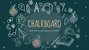 The subscription service has three options that meet the requirements of users (to learn. Chalkboard Background Google Slides Theme And Ppt Template