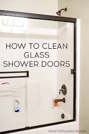 How To Clean Glass Shower Doors Ask Anna Shower Doors Glass Shower Doors Diy Cleaning Products