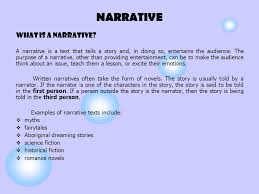 Narrative text will often use a text structure that includes a beginning, a middle, and an end of a story. What Is Narrative Text And Example Know It Info