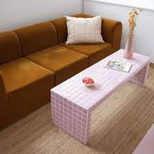 Wohomo coffee table, round coffee table and rectangular unique coffee table sets mosaic tile stand/plant stand/night table/porch table/balcony/side table/indoor outdoor/coffee/end. Ikon Kobenhavn S Tiled Tables Are The Next Big Thing Tile Tables Tile Table Cheap Home Decor