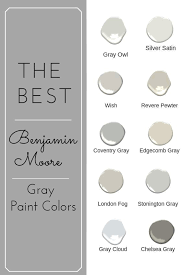 Benjamin Moore Gray Paint Colors