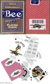 Lot 2 blue only bumble bee playing cards. 2 Ohio Bee Premium Casino Bumble Bee Poker Size Playing Cards Decks In Gold Box Classic Toys Toys Hobbies