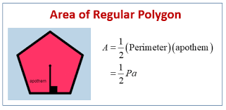 In euclidean geometry, a regular polygon is a polygon that is equiangular (all angles are equal in measure) and equilateral (all sides have the same length). Area Of Polygons Examples Solutions Worksheets Videos Activities