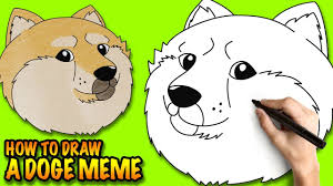 How To Draw A Doge Meme Shiba Inus Easy Step By Step Drawing Tutorial Drawing Tutorial Step By Step Drawing Doge Meme