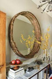 Maybe you would like to learn more about one of these? 15 Dekoideen Fur Diy Wandspiegel Rahmen Kreativ Und Verbluffend Mirror Frame Diy Repurposed Mirror Frame Mirror Repurpose