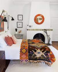 This plush, funky space is a perfect oasis from the stresses of the day. The Best Bedroom Design Ideas From A California Bohemian Home Home Decor Bedroom Bedroom Design Remodel Bedroom