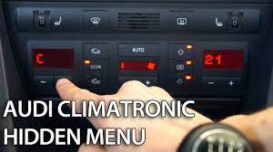 How To Enter Hidden Menu In Climatronic Audi A6 C5 Diagnostic Mode Dtc Audi A6 Audi Audi A6 Avant