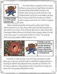 Pokemon Close Read And Worksheets Activities Corpse Lilies And Gloom Close Reading Reading Passages Pokemon