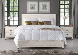 Rustic elegance and contemporary style combinerustic elegance and contemporary. Platform Bed In Shabby White Finish