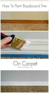 In this video i demonstrate a few different ways to paint baseboard in a carpeted space. How To Paint Baseboard Trim On Carpet Newton Custom Interiors Painting Baseboards How To Paint Trim With Carpet Painting Trim