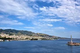 Messina is the third largest city in the region of sicily, in italy. Strait Of Messina In Messina Italy Encircle Photos