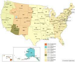 Usa Time Zone Map Time Zone Map Time Zone Clocks Time Zones