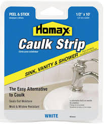 homax sink, vanity & shower caulk white